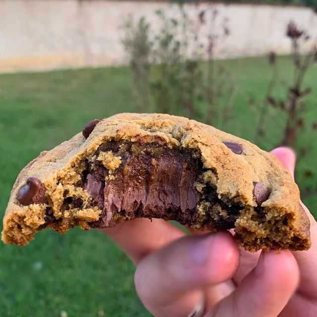 Cookie Recheado com Nutella